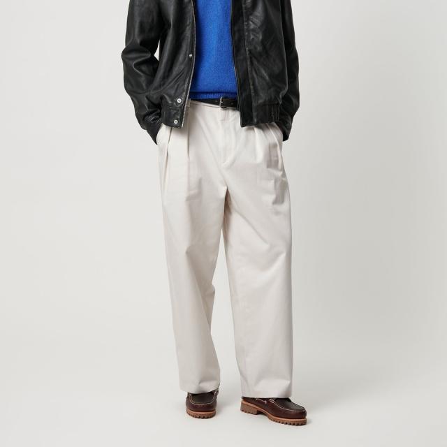 ビューティー＆ユース ユナイテッドアローズ（BEAUTY&YOUTH）/ダルカラー ワイド チノパンツ