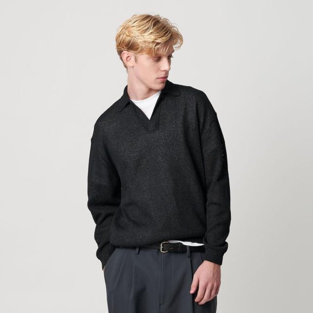 ビューティー＆ユース ユナイテッドアローズ（BEAUTY&YOUTH）/ペイパー アゼ スキッパー ニット