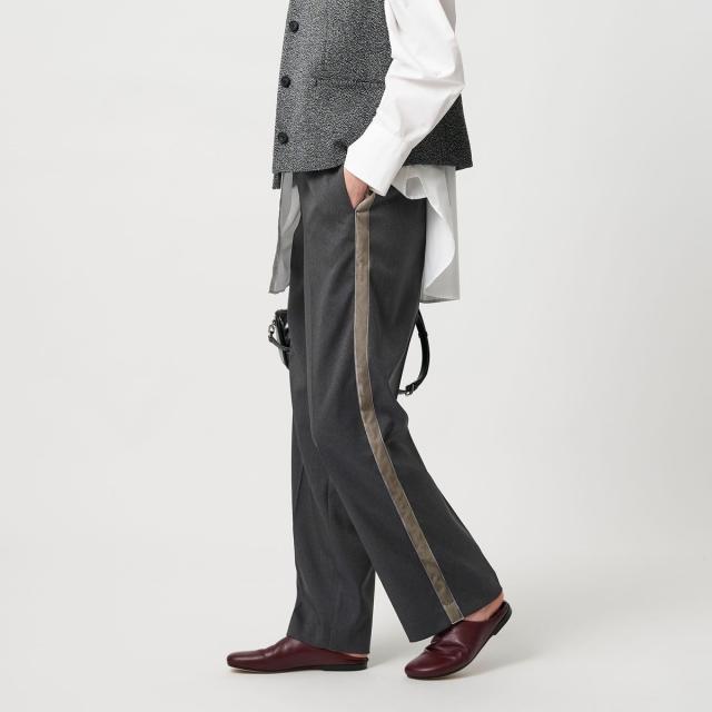 ビューティー＆ユース ユナイテッドアローズ（BEAUTY&YOUTH）/ポリエステルブレンド サイドベロアパンツ