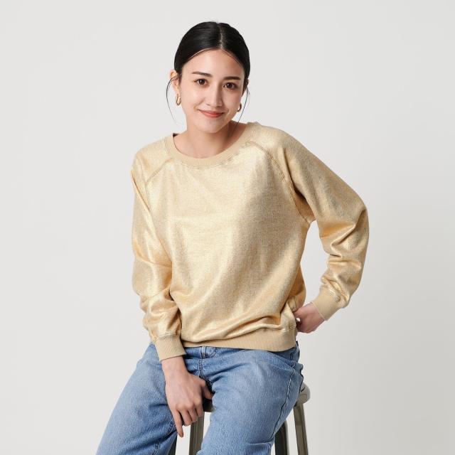 ビューティー＆ユース ユナイテッドアローズ（BEAUTY&YOUTH）/＜dahl’ia＞ホイルプリント スウェットプルオーバー