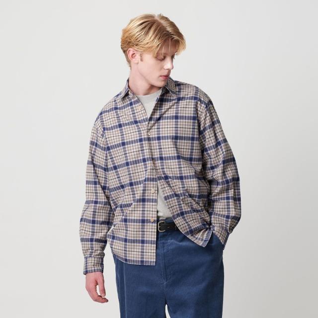 ビューティー＆ユース ユナイテッドアローズ（BEAUTY&YOUTH）/H/COUNT VYL チェックレギュラーシャツ FORM型