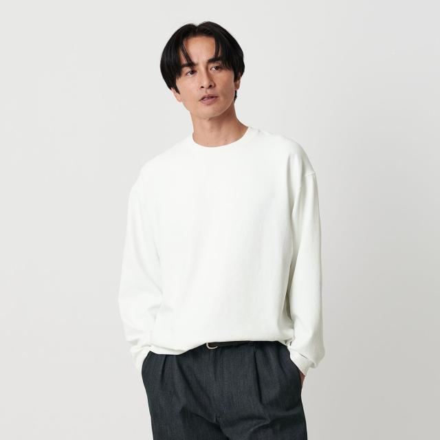 ビューティー＆ユース ユナイテッドアローズ（BEAUTY&YOUTH）/FUSION TWL フィッシュスリーブ クルーネック カットソー