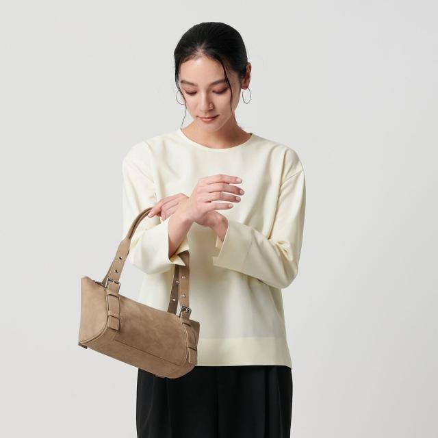 ビューティー＆ユース ユナイテッドアローズ（BEAUTY&YOUTH）/【WEB限定 Wardrobe DAILY MINIMAL】クルーネックブラウス ウォッシャブル_1