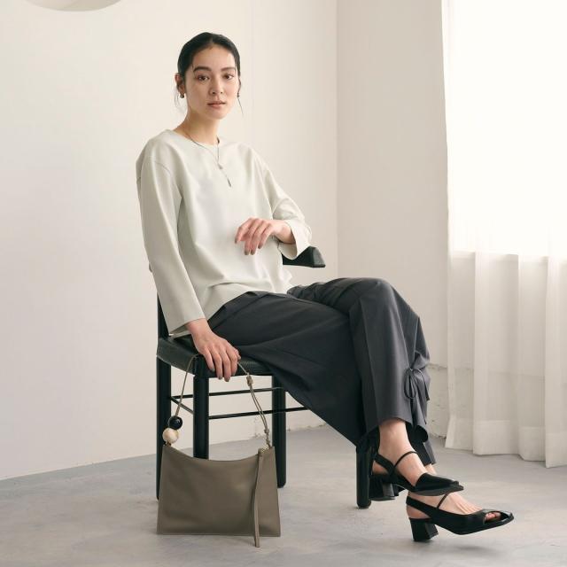 ビューティー＆ユース ユナイテッドアローズ（BEAUTY&YOUTH）/【WEB限定 Wardrobe DAILY MINIMAL】クルーネックブラウス ウォッシャブル_6