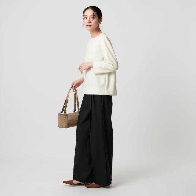ビューティー＆ユース ユナイテッドアローズ（BEAUTY&YOUTH）/【WEB限定 Wardrobe DAILY MINIMAL】クルーネックブラウス ウォッシャブル_12