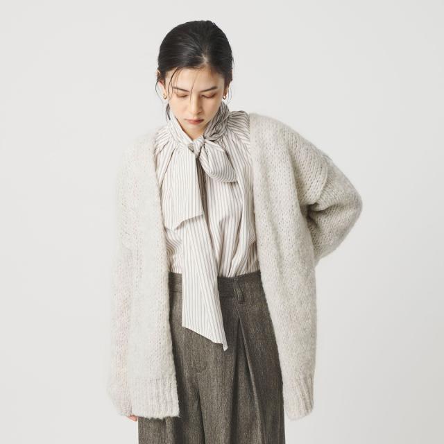 ビューティー＆ユース ユナイテッドアローズ（BEAUTY&YOUTH）/【別注】＜TRICOTS JEAN MARC＞ミドルゲージ ノーボタンカーディガン