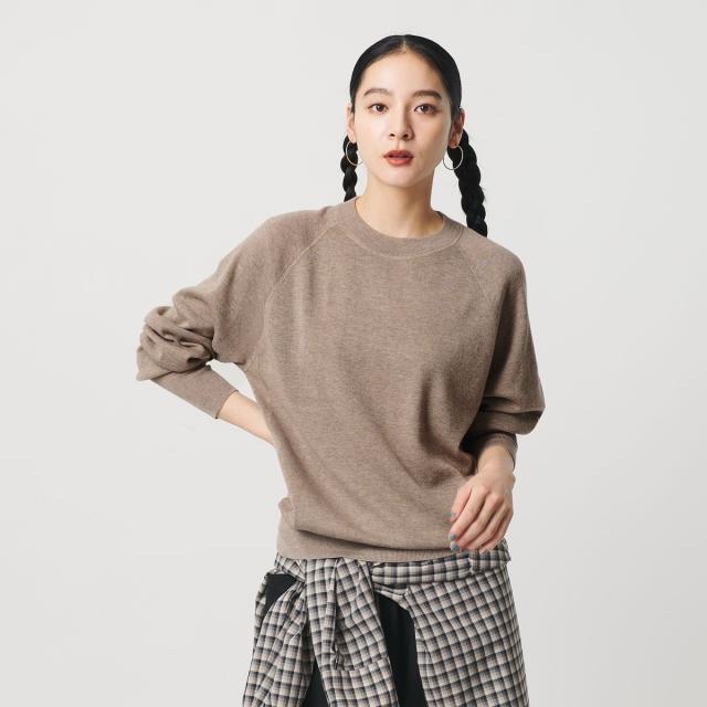 ビューティー＆ユース ユナイテッドアローズ（BEAUTY&YOUTH）/ウールフルニードル クルーネックプルオーバー