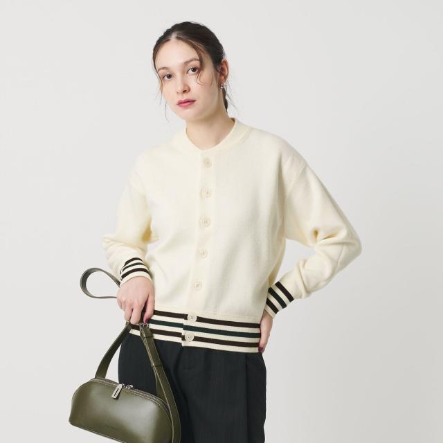 ビューティー＆ユース ユナイテッドアローズ（BEAUTY&YOUTH）/ウールブレンド ラインカーディガン