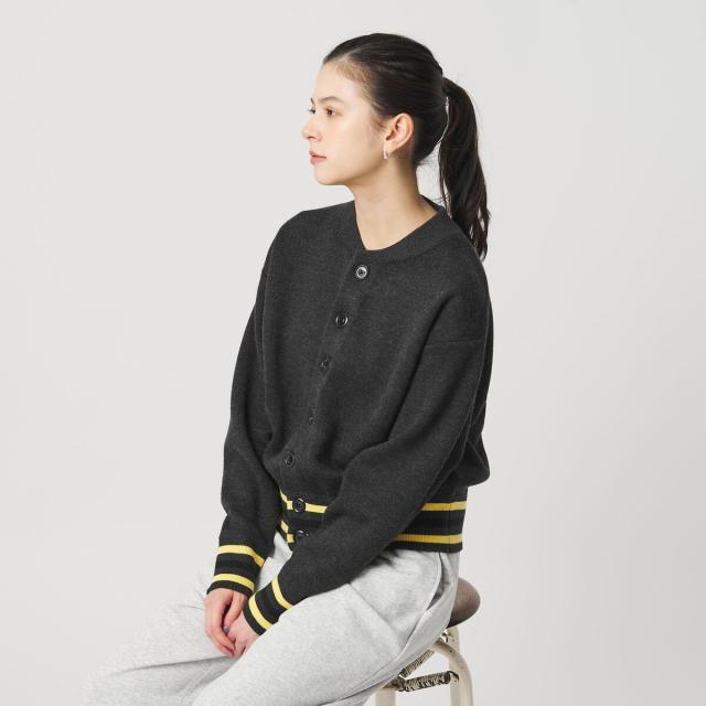 ビューティー＆ユース ユナイテッドアローズ（BEAUTY&YOUTH）/ウールブレンド ラインカーディガン