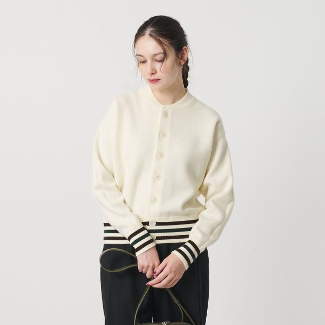 ビューティー＆ユース ユナイテッドアローズ（BEAUTY&YOUTH）/ウールブレンド ラインカーディガン