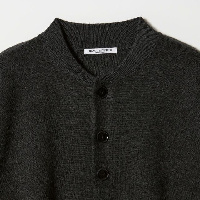 ビューティー＆ユース ユナイテッドアローズ（BEAUTY&YOUTH）/ウールブレンド ラインカーディガン