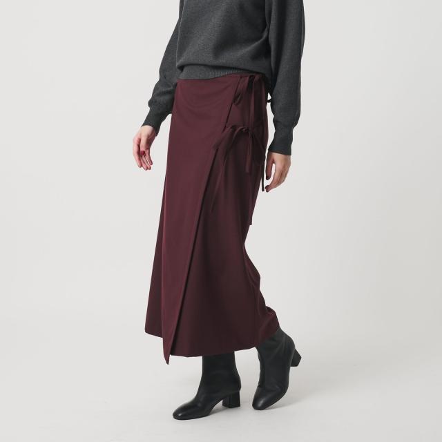 ビューティー＆ユース ユナイテッドアローズ（BEAUTY&YOUTH）/ツイル リボン ラップスカート