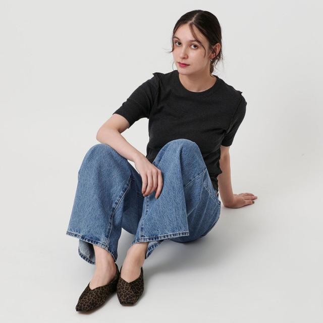 ビューティー＆ユース ユナイテッドアローズ（BEAUTY&YOUTH）/Vカット レオパード フラットシューズ_1