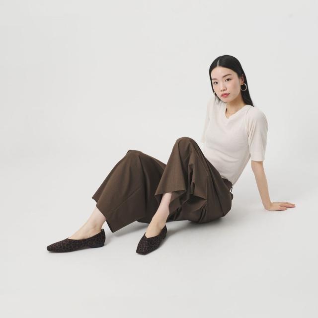 ビューティー＆ユース ユナイテッドアローズ（BEAUTY&YOUTH）/Vカット レオパード フラットシューズ_5