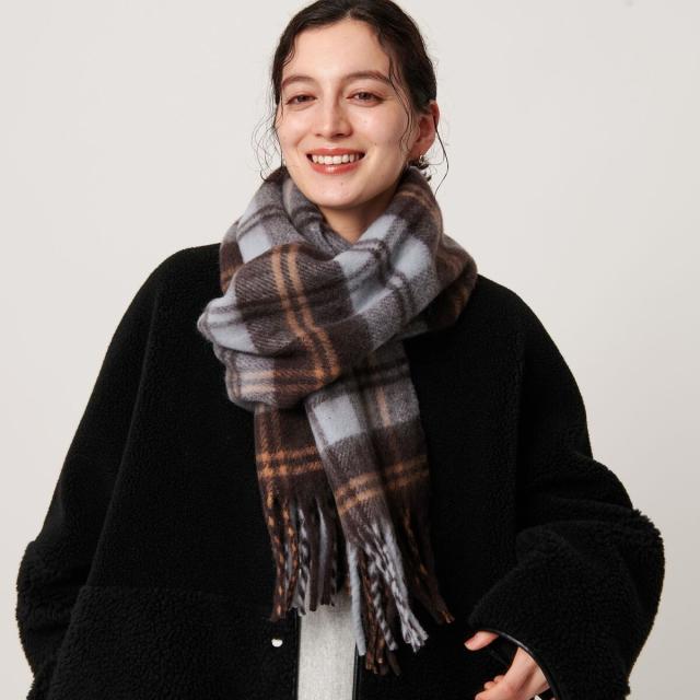 ノゾミイシグロ チェック柄 パッチワークダッフルコート ゆた ノゾミイシグロ チェック柄 パッチワークダッフルコート ゆた ノゾミ
