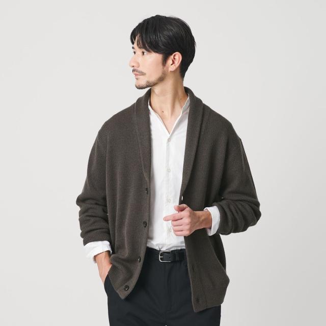 ビューティー＆ユース ユナイテッドアローズ（BEAUTY&YOUTH）/【WEB限定 WARDROBE SMART】ウォッシャブル ショールカラー カーディガン