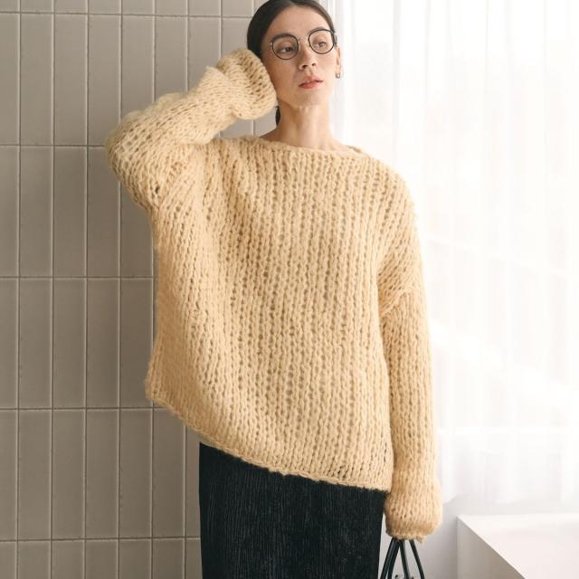 ビューティー＆ユース ユナイテッドアローズ（BEAUTY&YOUTH）/ウールモヘヤナイロン ルーズニットプルオーバー