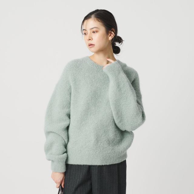 ビューティー＆ユース ユナイテッドアローズ（BEAUTY&YOUTH）/アルパカブレンド シャギー ニットプルオーバー