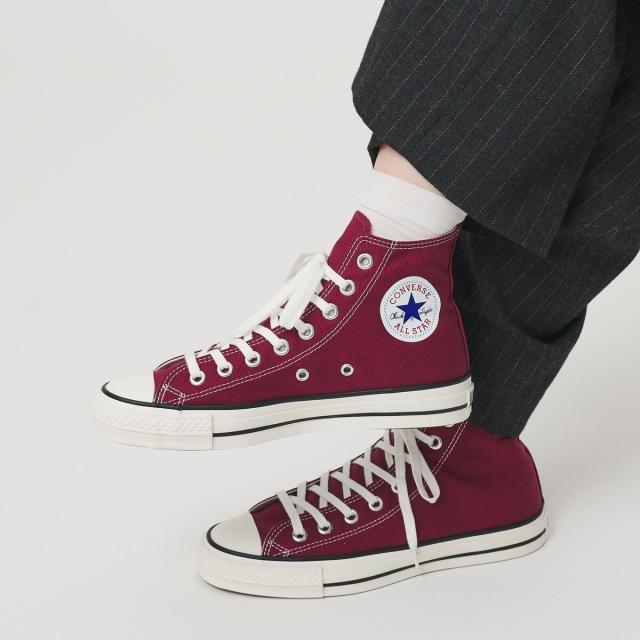 ビューティー＆ユース ユナイテッドアローズ（BEAUTY&YOUTH）/＜CONVERSE＞ALL STAR HI MADE IN JAPAN ワイン/スニーカー