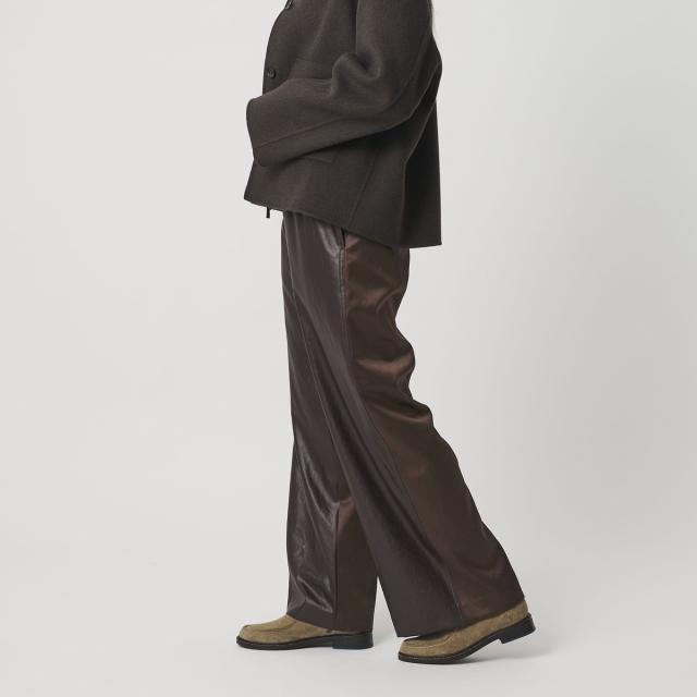 ビューティー＆ユース ユナイテッドアローズ（BEAUTY&YOUTH）/ポリエステル ２トーンサテン ドロストパンツ ウォッシャブル