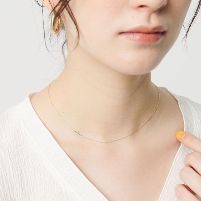 ビューティー＆ユース ユナイテッドアローズ（BEAUTY&YOUTH）/K10 クロス ネックレス 18,432円