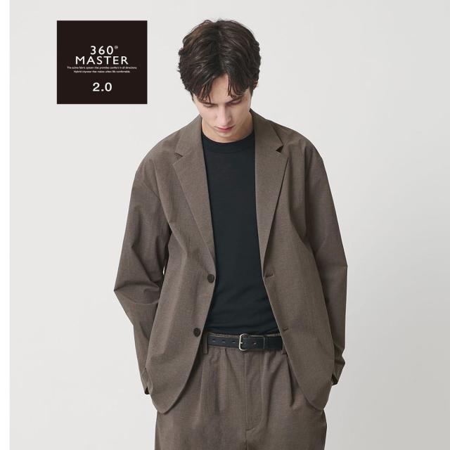 ビューティー＆ユース ユナイテッドアローズ（BEAUTY&YOUTH）/360°MASTER 2．0 リラックス 2ボタン ジャケット セットアップ対応 スト…