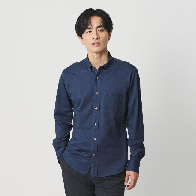 ビューティー＆ユース ユナイテッドアローズ（BEAUTY&YOUTH）/クイック ストレッチ シャンブレー ボタンダウン シャツ SLIM型 吸水速乾_4