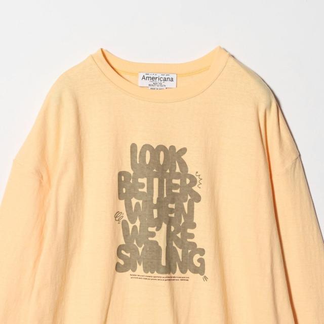 ビューティー＆ユース ユナイテッドアローズ（BEAUTY&YOUTH）/【別注】＜Americana＞プリント ロングスリーブTシャツ