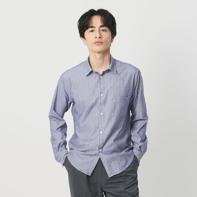 ビューティー＆ユース ユナイテッドアローズ（BEAUTY&YOUTH）/クイック ストレッチ ストライプ レギュラー シャツ SLIM型 吸水速乾機能…_1