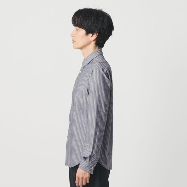 ビューティー＆ユース ユナイテッドアローズ（BEAUTY&YOUTH）/クイック ストレッチ ストライプ レギュラー シャツ SLIM型 吸水速乾機能…_8