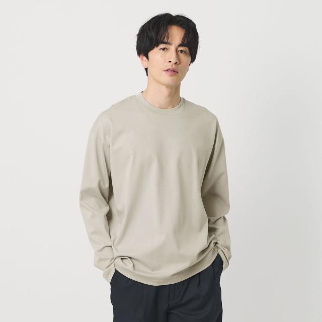 ビューティー＆ユース ユナイテッドアローズ（BEAUTY&amp;YOUTH）/プラチナ ポンチ クルーネック カットソー 抗菌防臭
