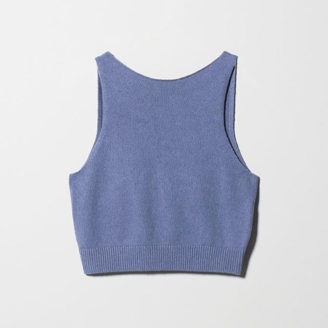 ビューティー＆ユース ユナイテッドアローズ（BEAUTY&YOUTH）/コットン麻ブレンド カシュクール 2WAYニットベスト ウォッシャブル_15