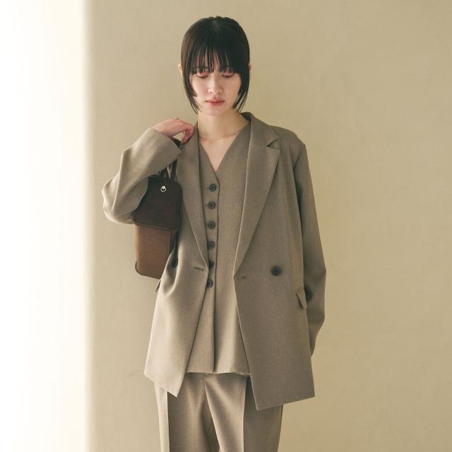ビューティー＆ユース ユナイテッドアローズ（BEAUTY&YOUTH）/【WEB限定 Wardrobe DAILY MINIMAL】メランジ ペプラムベスト ウォッシャ…_2