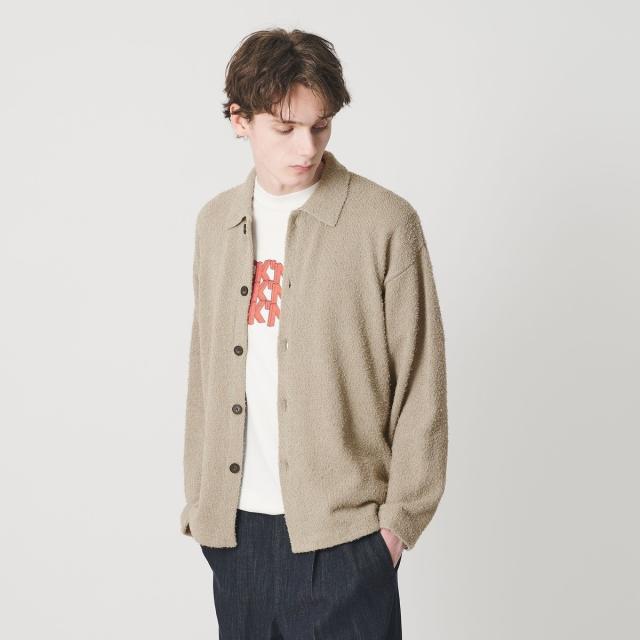 ビューティー＆ユース ユナイテッドアローズ（BEAUTY&YOUTH）/ツイスト コットン ニットシャツ