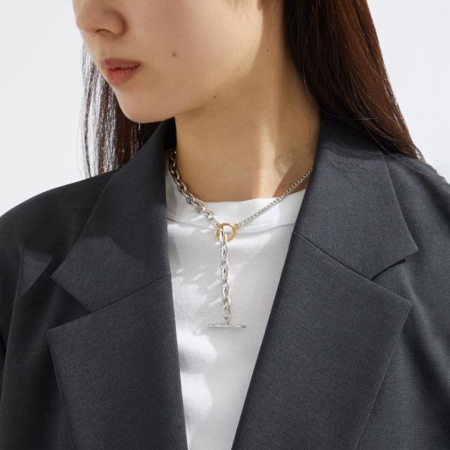 ビューティー＆ユース ユナイテッドアローズ（BEAUTY&amp;YOUTH）/＜by Preek＞ミックス チェーン ネックレス
