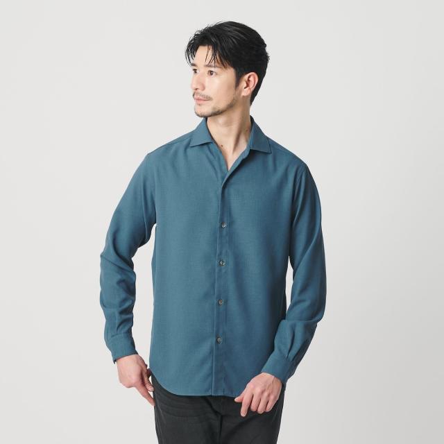ビューティー＆ユース ユナイテッドアローズ（BEAUTY&YOUTH）/【WEB限定 WARDROBE SMART】リネンライク ワイドカラー スキッパー シャツ_2