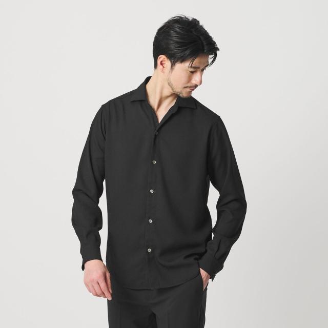 ビューティー＆ユース ユナイテッドアローズ（BEAUTY&YOUTH）/【WEB限定 WARDROBE SMART】リネンライク ワイドカラー スキッパー シャツ_8