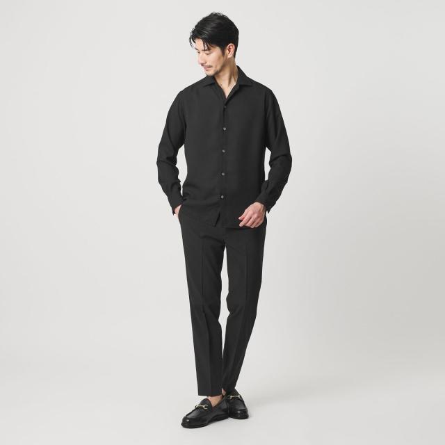 ビューティー＆ユース ユナイテッドアローズ（BEAUTY&YOUTH）/【WEB限定 WARDROBE SMART】リネンライク ワイドカラー スキッパー シャツ_9