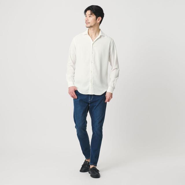 ビューティー＆ユース ユナイテッドアローズ（BEAUTY&YOUTH）/【WEB限定 WARDROBE SMART】リネンライク ワイドカラー スキッパー シャツ_12