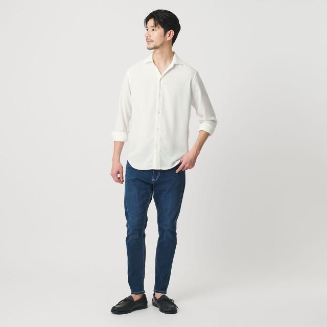 ビューティー＆ユース ユナイテッドアローズ（BEAUTY&YOUTH）/【WEB限定 WARDROBE SMART】リネンライク ワイドカラー スキッパー シャツ_15