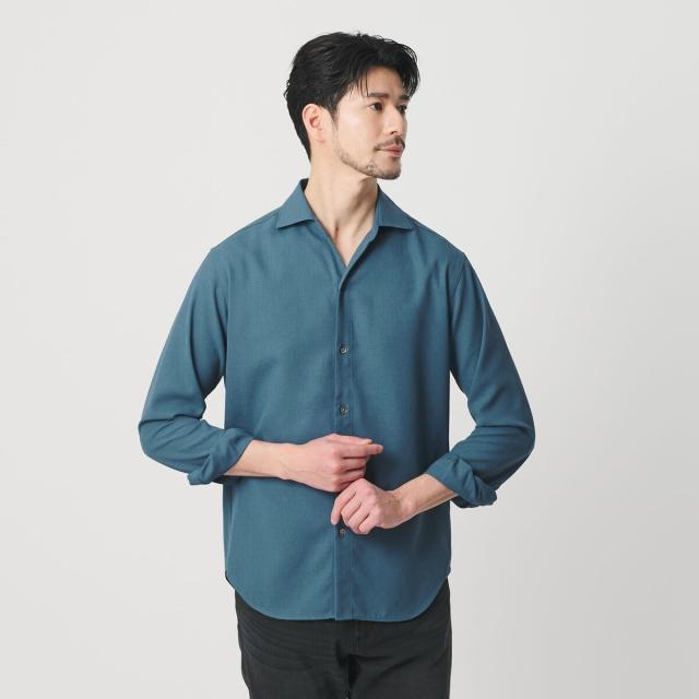 ビューティー＆ユース ユナイテッドアローズ（BEAUTY&YOUTH）/【WEB限定 WARDROBE SMART】リネンライク ワイドカラー スキッパー シャツ_18