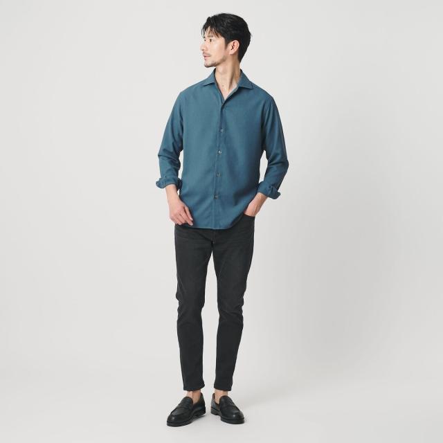 ビューティー＆ユース ユナイテッドアローズ（BEAUTY&YOUTH）/【WEB限定 WARDROBE SMART】リネンライク ワイドカラー スキッパー シャツ_19