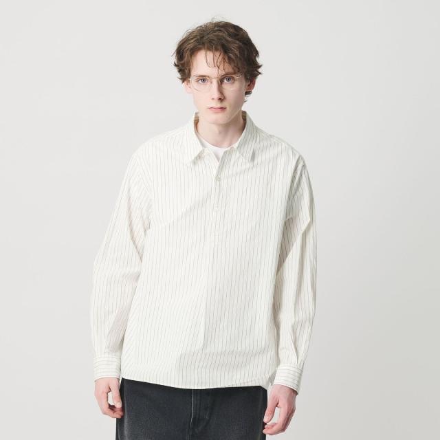 ビューティー＆ユース ユナイテッドアローズ（BEAUTY&YOUTH）/TYP ワッシャー ピンストライプ プルオーバーシャツ_6
