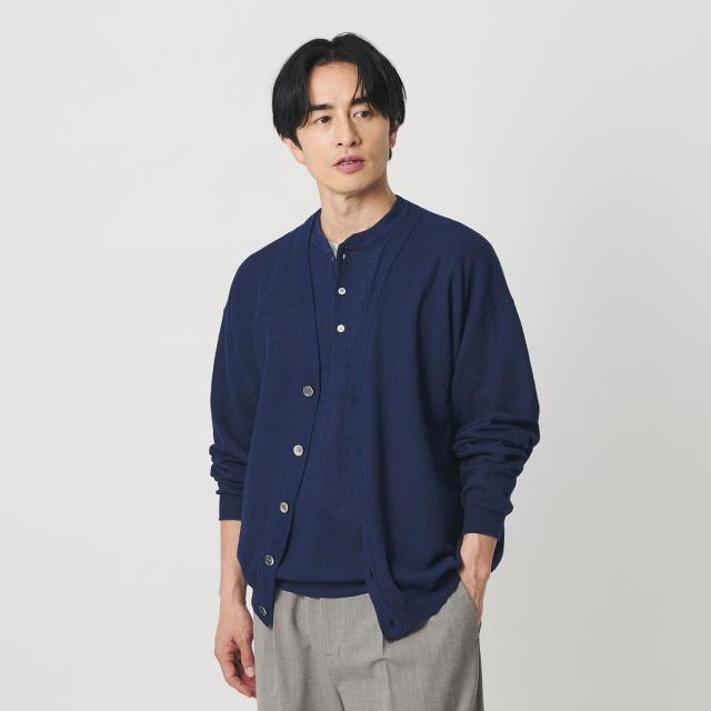 ビューティー＆ユース ユナイテッドアローズ（BEAUTY&YOUTH）/エアミラノ Vネック カーディガン ウォッシャブル 抗菌 防臭機能付き