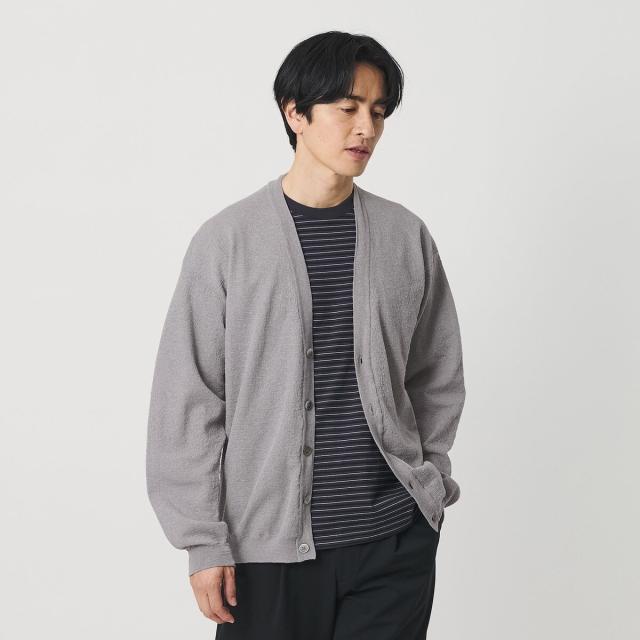 ビューティー＆ユース ユナイテッドアローズ（BEAUTY&YOUTH）/エアミラノ Vネック カーディガン ウォッシャブル 抗菌 防臭機能付き