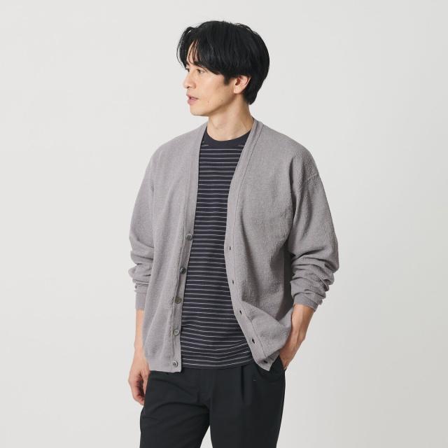 ビューティー＆ユース ユナイテッドアローズ（BEAUTY&YOUTH）/エアミラノ Vネック カーディガン ウォッシャブル 抗菌 防臭機能付き