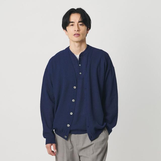 ビューティー＆ユース ユナイテッドアローズ（BEAUTY&YOUTH）/エアミラノ Vネック カーディガン ウォッシャブル 抗菌 防臭機能付き