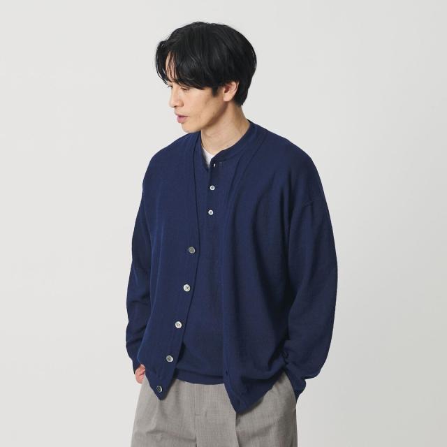ビューティー＆ユース ユナイテッドアローズ（BEAUTY&YOUTH）/エアミラノ Vネック カーディガン ウォッシャブル 抗菌 防臭機能付き