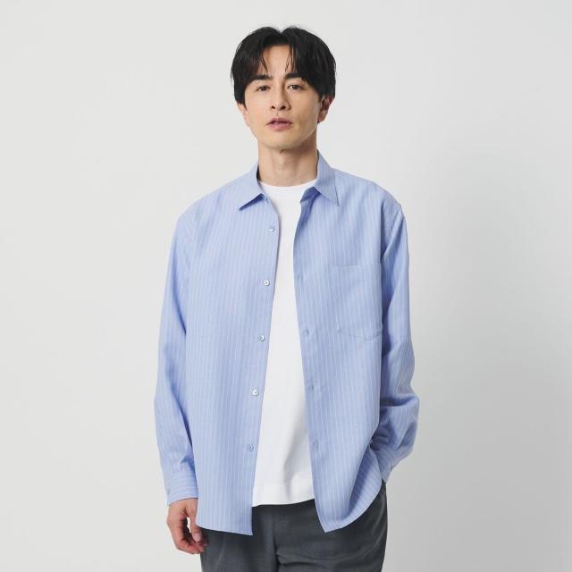 ビューティー＆ユース ユナイテッドアローズ（BEAUTY&YOUTH）/ライト リネンタッチ ストライプ レギュラー シャツ FORM TAPERD型_2