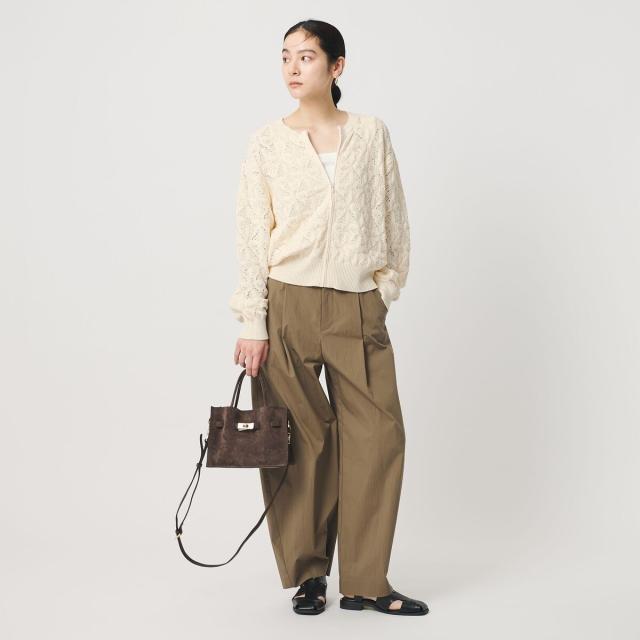 ビューティー＆ユース ユナイテッドアローズ（BEAUTY&YOUTH）/【WEB限定 Wardrobe DAILY MINIMAL】レース ジップカーディガン ウォッシ…